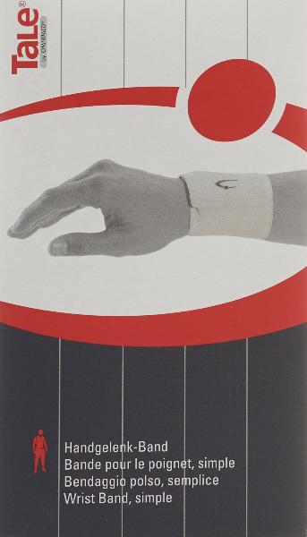 TaLe Wrist Support, 7.5cm Velcro, white (1 pc)