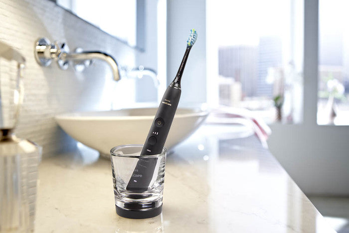 Philips Sonicare DiamondClean 9000 elektrische Schallzahnbürste HX9913/18 Schwarz (1 Stk)