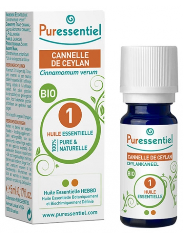 Puressentiel Ätherisches Bio Öl Ceylon-Zimt (5ml)