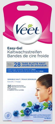 Veet Kaltwachsstreifen Gesicht für sensible Haut (10x2 Stk)