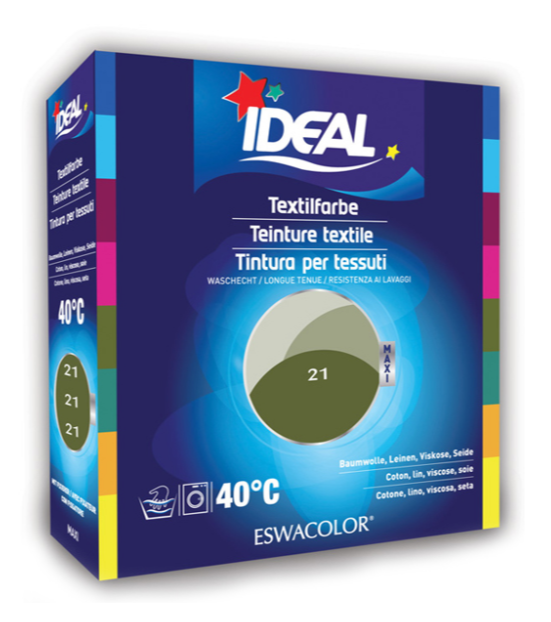 IDEAL Textilfarbe Khaki 21 Maxi (400g)