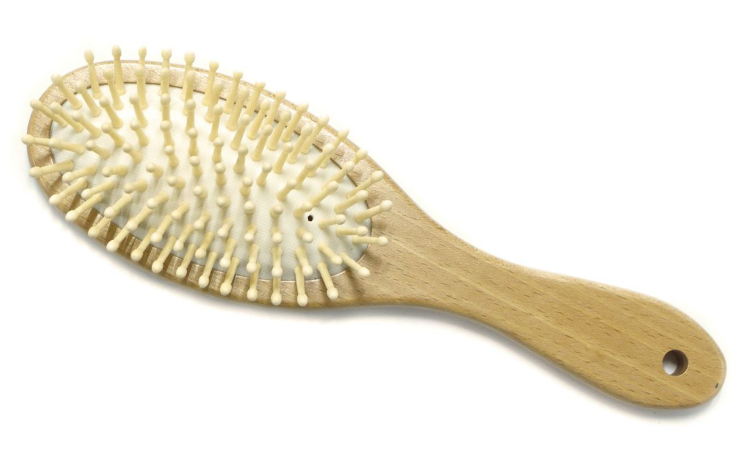 Herba Haarbürste mit Holzstiften Oval (1 Stk)
