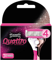 WILKINSON SWORD Quattro For Women Rasierklingen (3 Stk)