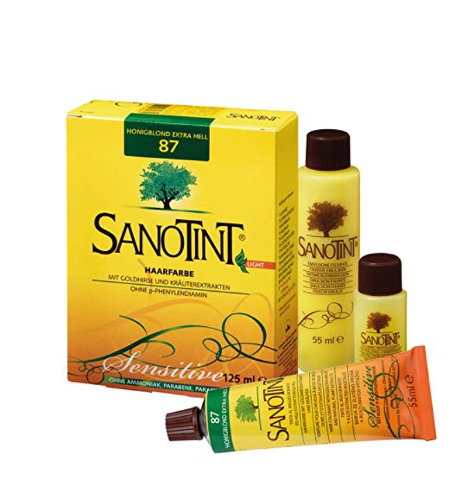Sanotint Sensitive Haarfarbe 87 goldblond sehr hell (125ml)