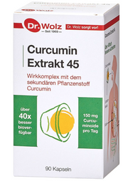 Dr. Wolz Curcumin Extrakt 45 Kapseln (90 Stk)