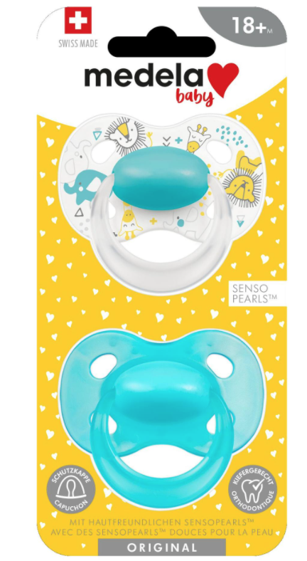 Medela Baby Schnuller Original Boy 18+ Monate (2 Stk)