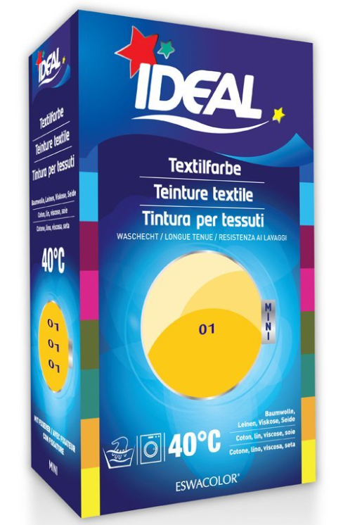 IDEAL Textilfarbe Gelb 01 Mini (200g)