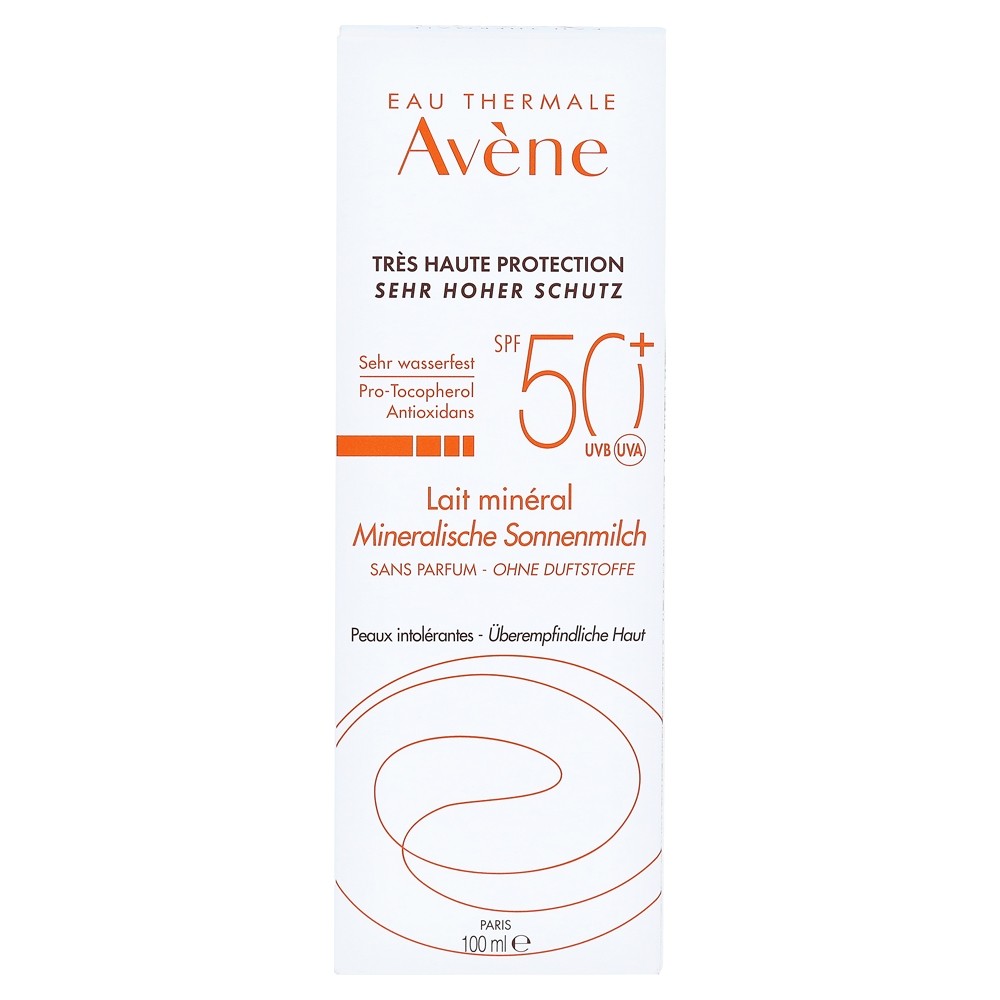 Avène Mineralische Sonnenmilch SPF50+ (100ml)