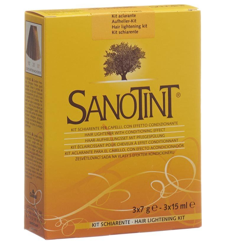 Sanotint Kit Set mit Aufheller (3x7g) und (3x15ml)