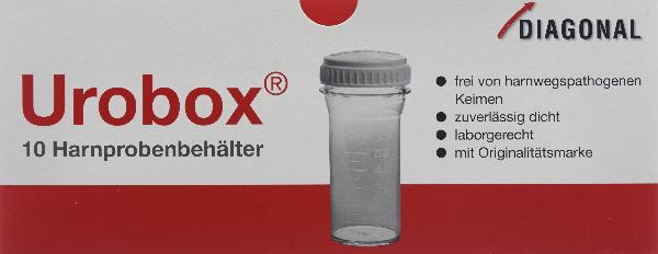Urobox Urine Sample Container sterile 60ml (10 pcs)