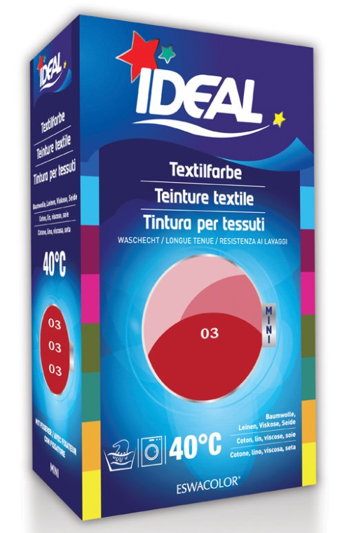 IDEAL Textilfarbe Zinnober 03 Mini (200g)