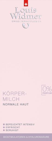 Louis Widmer Latte corpo senza profumo (200ml)