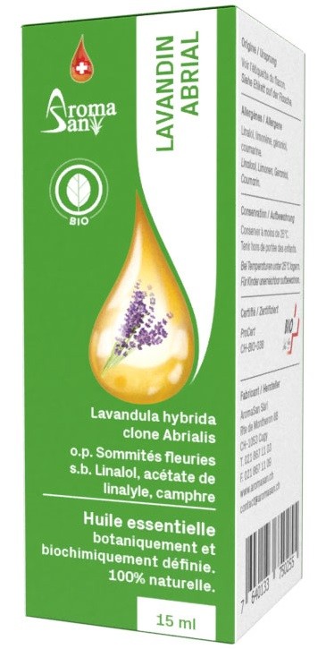AromaSan Lavandin Abrial Bio Ätherisches Öl (15ml)