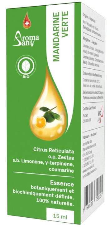 AromaSan Grüne Mandarine Bio Essenz (15ml)