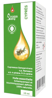 AromaSan Zypresse Bio Ätherisches Öl (15ml)