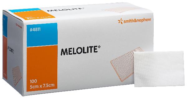 Melolite Compressa per ferite 5cmx7.5cm (100 pz)