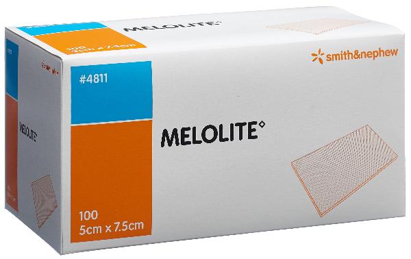 Melolite Compressa per ferite 5cmx7.5cm (100 pz)