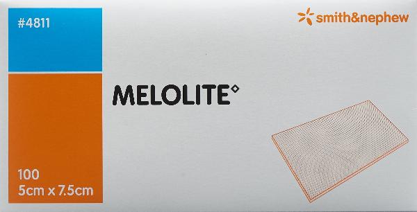 Melolite Compressa per ferite 5cmx7.5cm (100 pz)