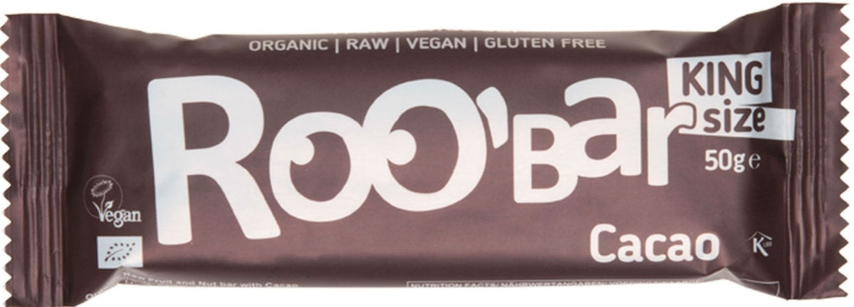 RooBar Rohkostriegel Cacao (16x50g)
