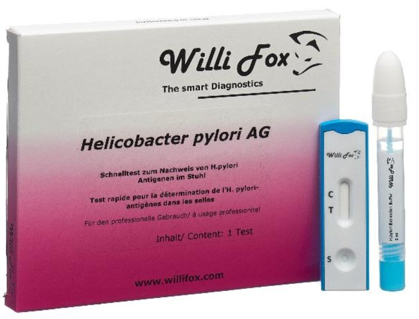 Willi Fox Helicobacter Pylori AG Stuhl Test (1 Stk)