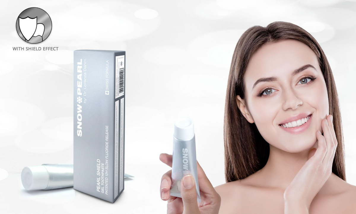 Snow Pearl Shield Gel Zahnpasta Tube (75ml)