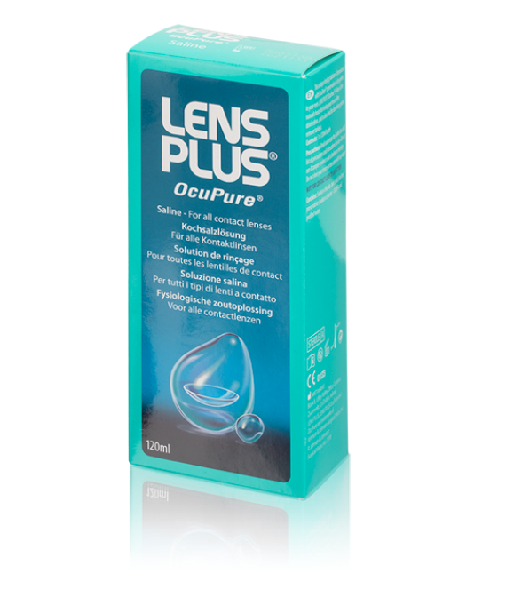 Lens Plus Ocu Pure Kochsalzlösung Flasche (120ml)