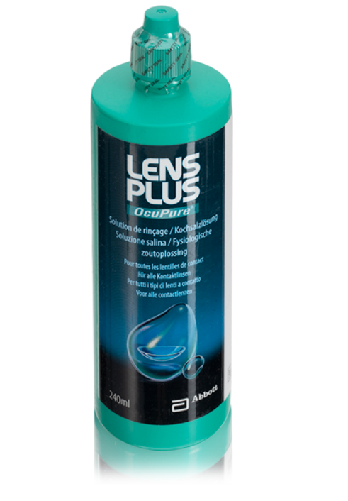 Lens Plus Ocu Pure Kochsalzlösung Flasche (240ml)