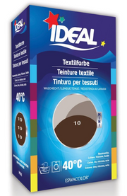 IDEAL Textilfarbe Schokolade 10 Mini (200g)