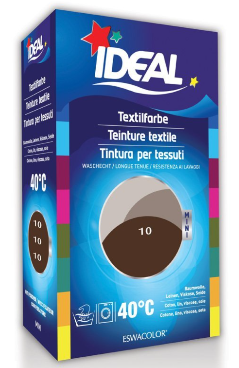 IDEAL Textilfarbe Schokolade 10 Mini (200g)