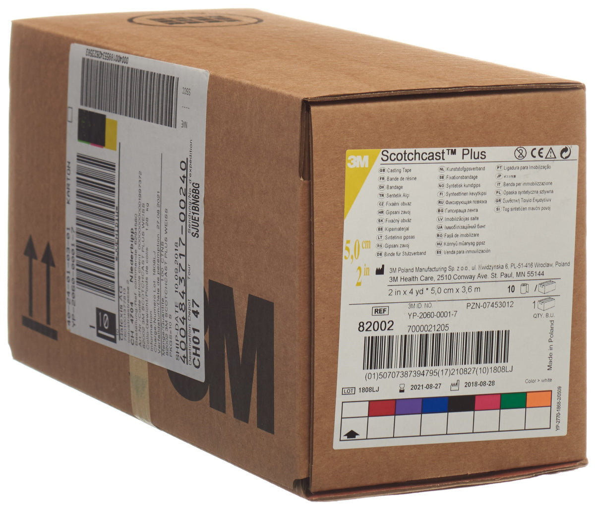 3M Scotchcast Plus Castbinde 5cm x 3,65m weiss (10 Stk)