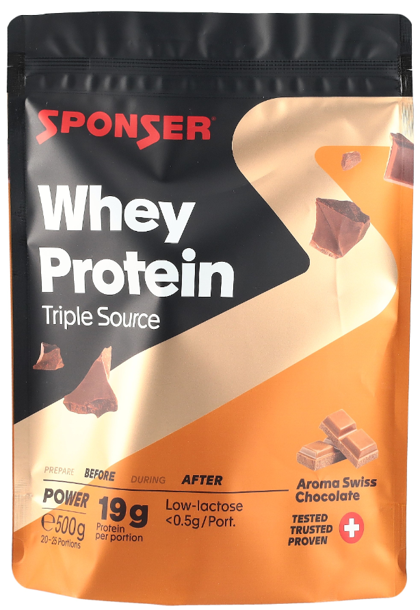 SPONSER Whey Triple Source Protein al cioccolato (500 g)