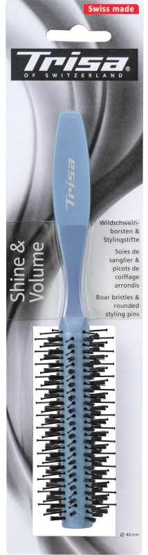 Trisa Basic round styling brush medium mixed (1 pc)