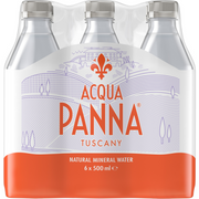 Acqua Panna Mineralwasser ohne Kohlensäure (6x500ml)