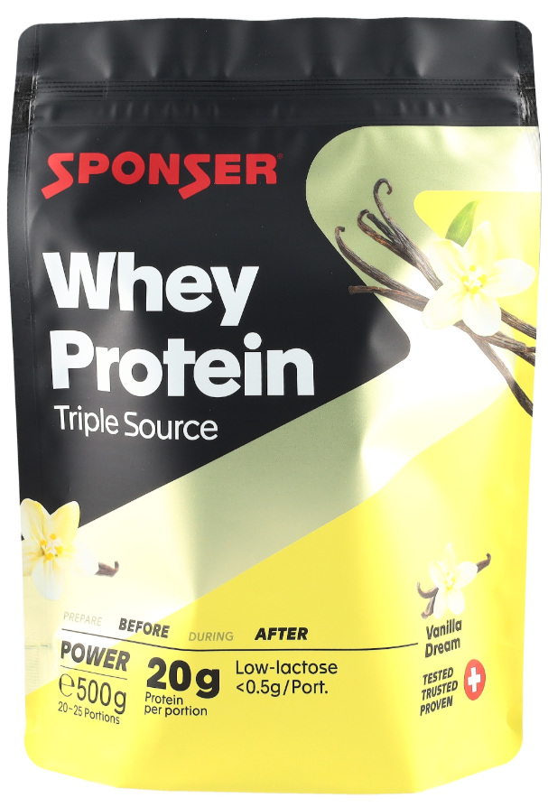 SPONSER Whey Triple Source Protein Vanilla (500g)