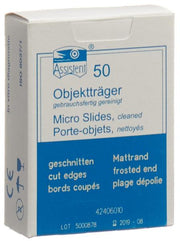 ASSISTENT Microscope Slides Elka frosted end (50 pcs)