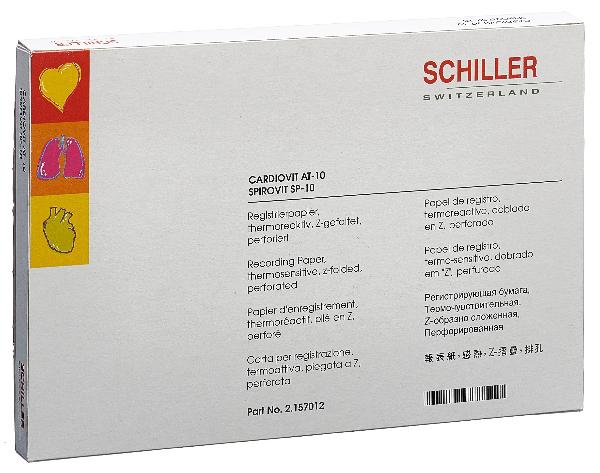 Schiller CARDIOVIT Papier d'enregistrement plié AT10/SP10 (1 pce)