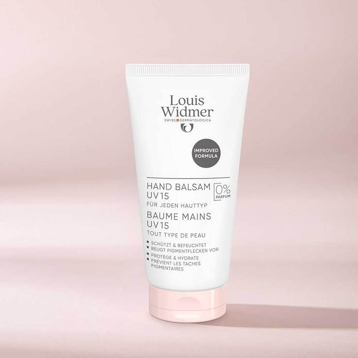 Louis Widmer Hand Balm UV 15 Fragrance-Free (75ml)