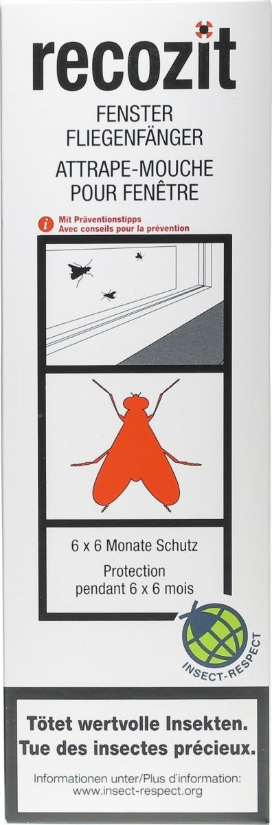 Recozit Fenster Fliegenfänger (6 Stk)