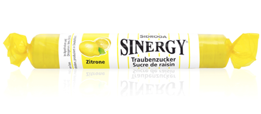 SINERGY Traubenzucker Zitrone (15x40g)