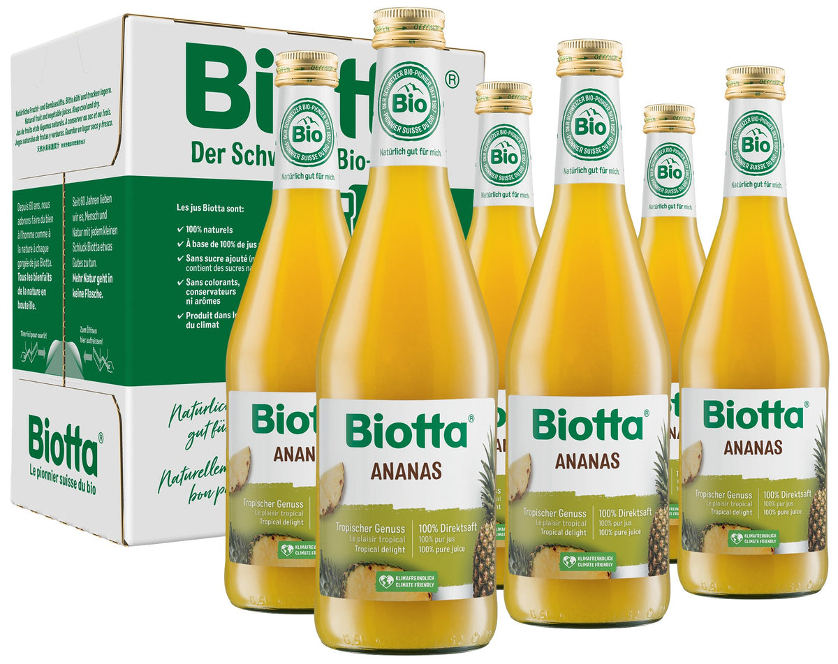 Biotta Bio Ananassaft (6x5dl)