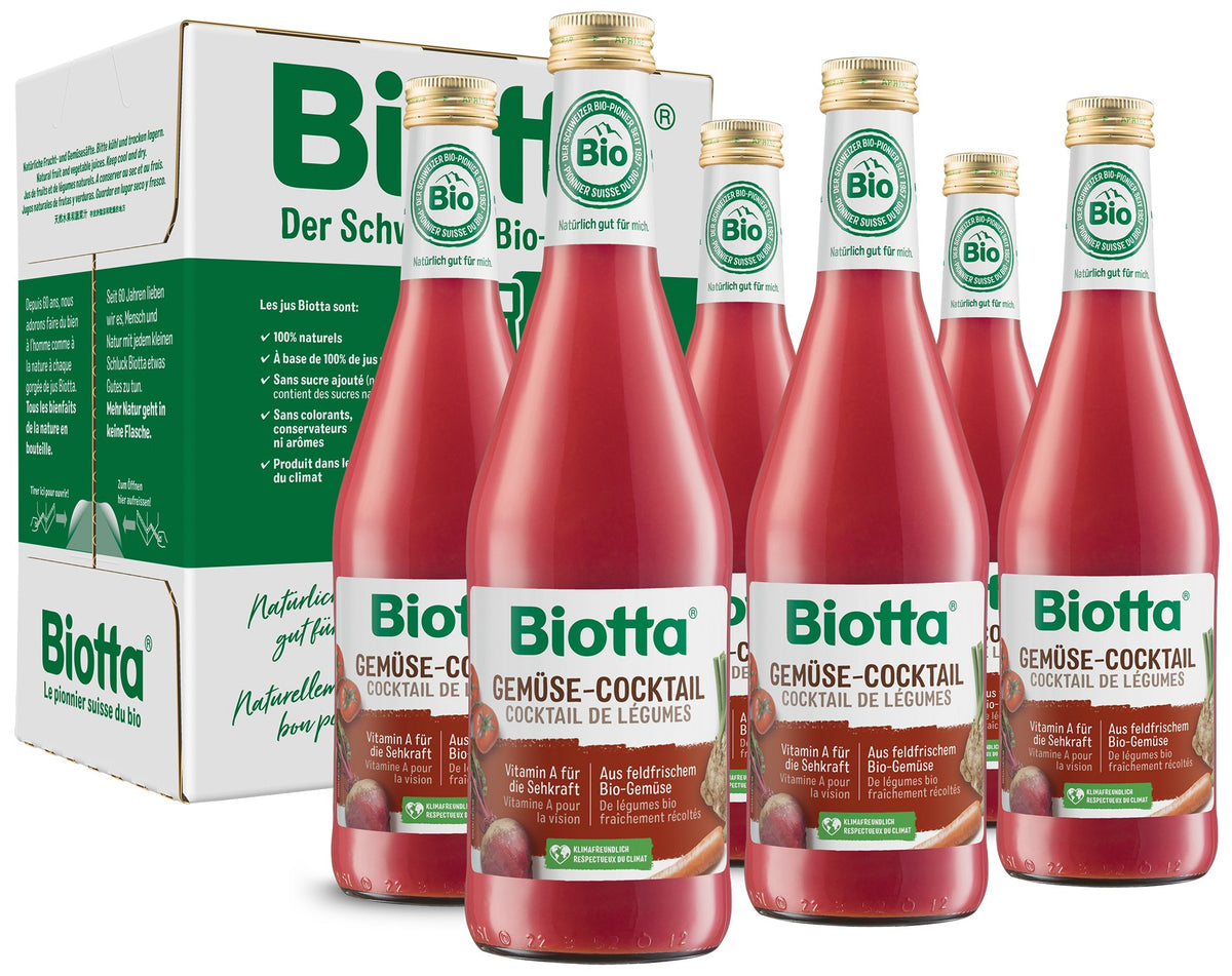 Biotta Bio Gemüse-Cocktail (6x5dl)