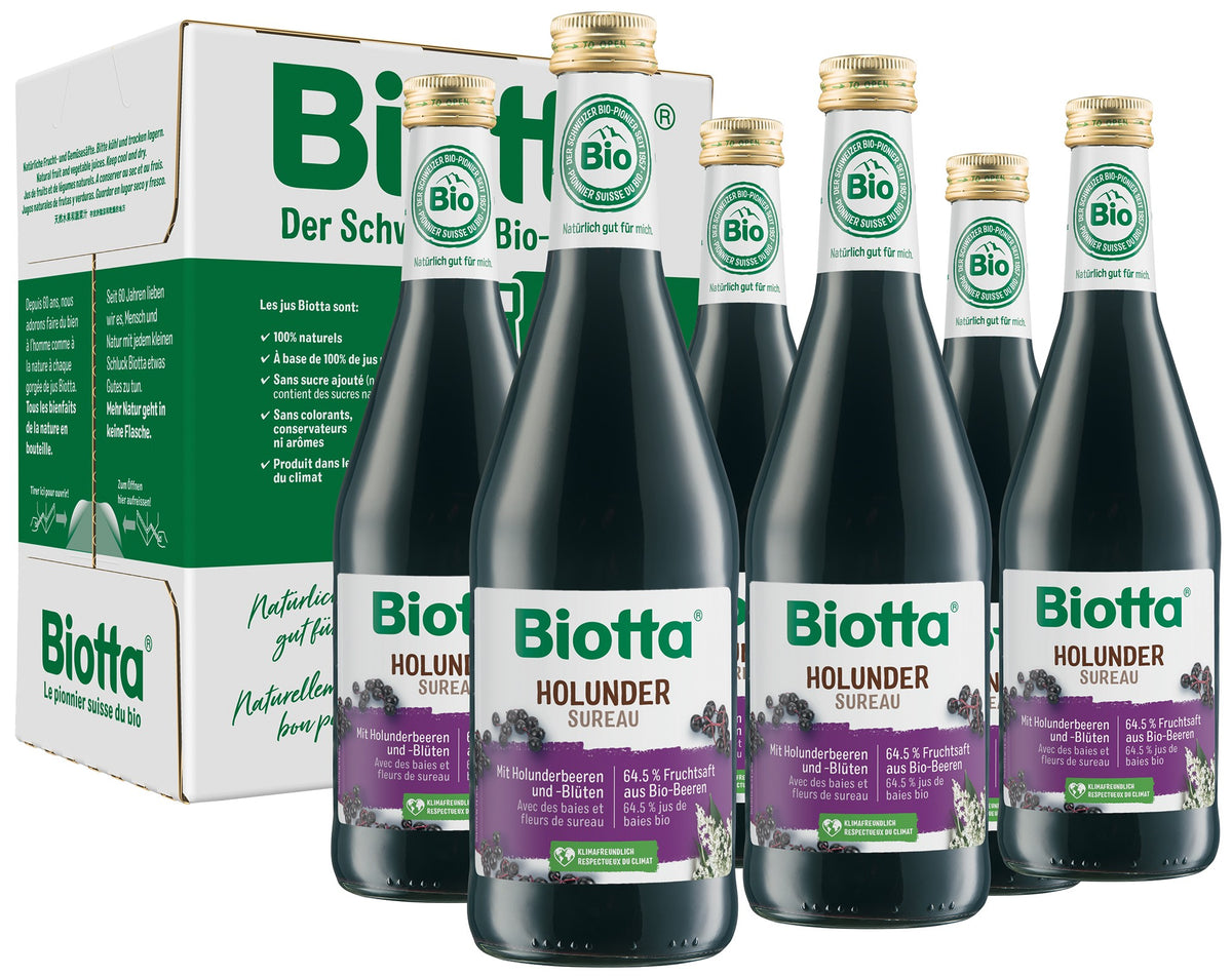 Biotta Bio Holunder (6x5dl)