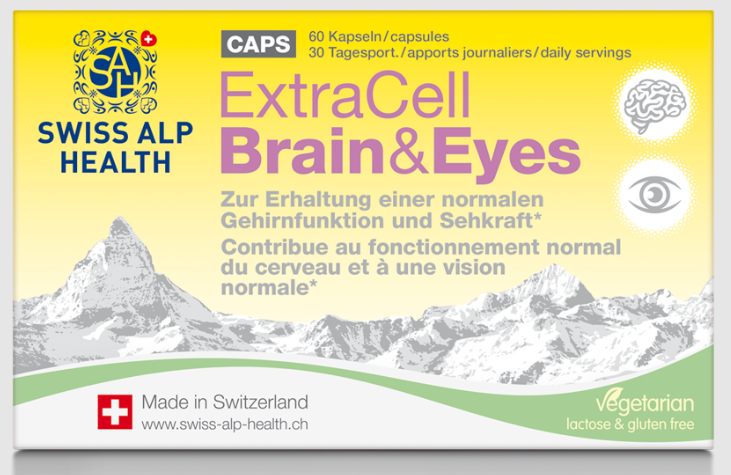 Swiss Alp Health Extra Cell Brain & Eyes Kapsel (60 Stk)