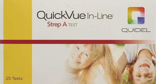 QuickVue In-Line Strep A Test (25 tests)