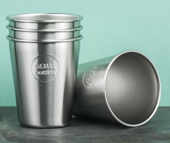 Soulbottle 4er-Pack Soulcup steel, 400ml (4 Stk)