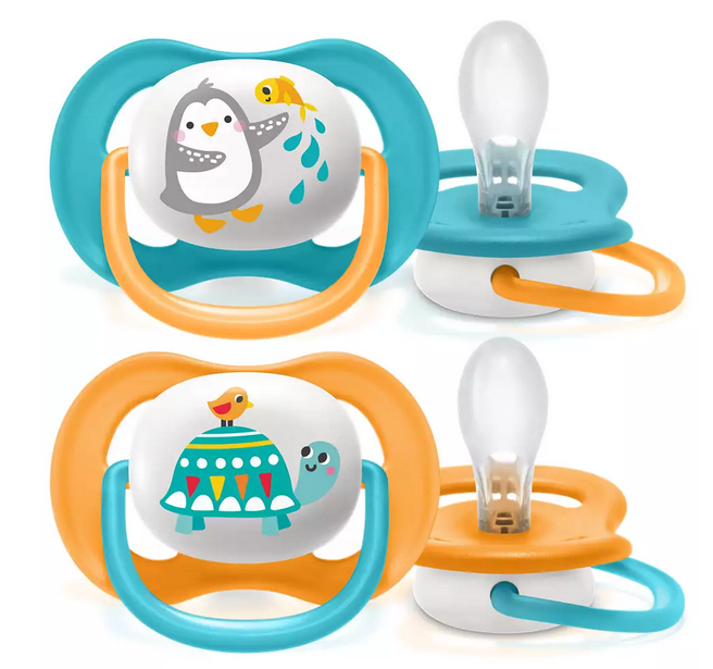 Philips Avent Ultra Air Schnuller 6-18M Boy Pinguin (2 Stk)