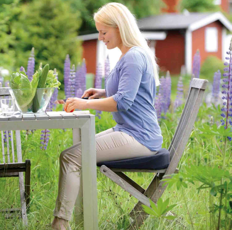 Sissel Keilkissen Sit Special 2 in 1 Grau (43x40cm)
