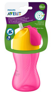 Philips Avent Strohhalmbecher 300ml Rosa (1 Stk)