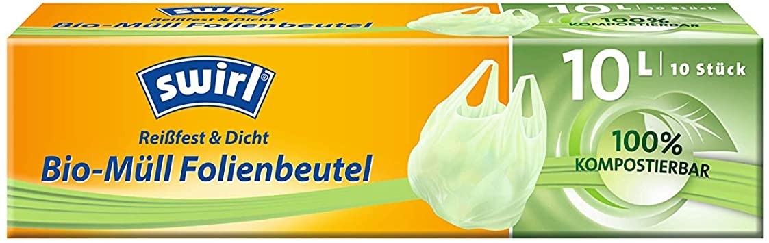 Swirl Bio-Müll Folienbeutel 10 Liter (10 Stk)