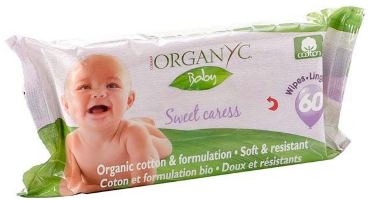 ORGANYC Baby Feuchttücher (60 Stk)